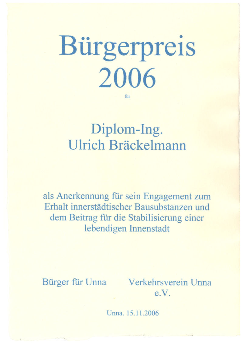 UrkundeBuergerpreis2006